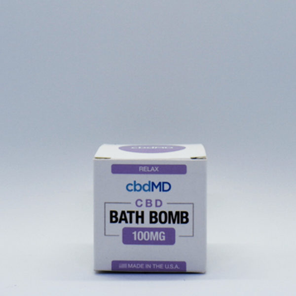 12. bath bomb 100 mg relax lavender square