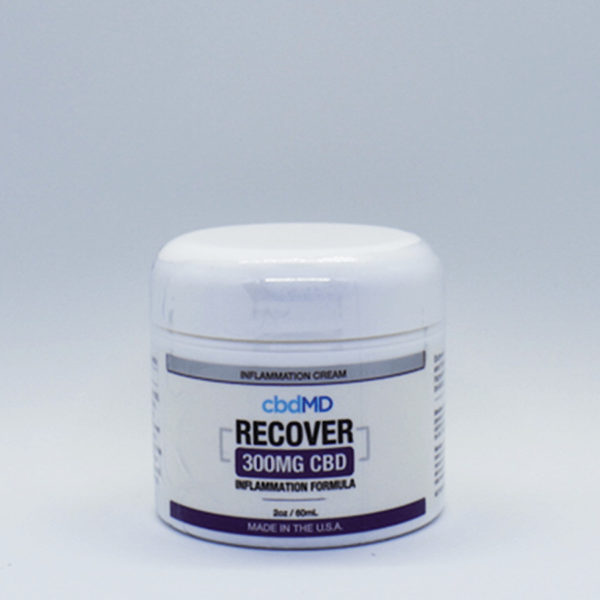 15. 300 mg recover cream purple square